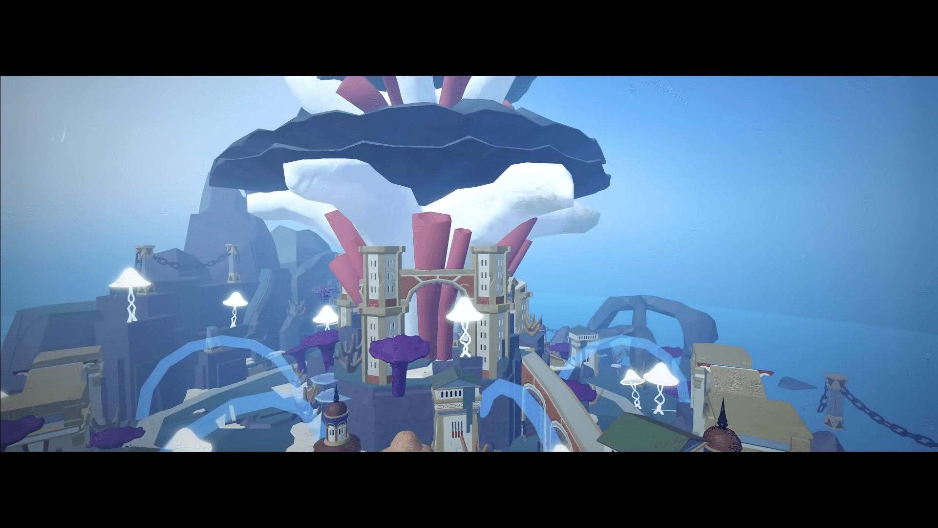 Tropical beach scene with fishing activities