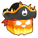 Flame fruit icon